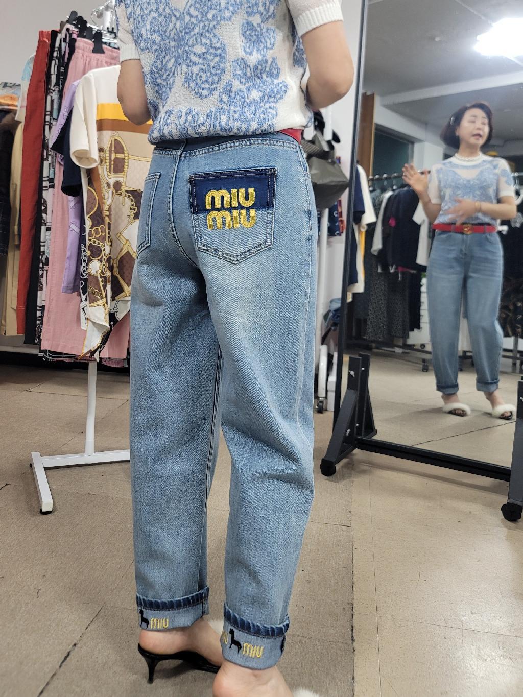 3 미우미우청바지
