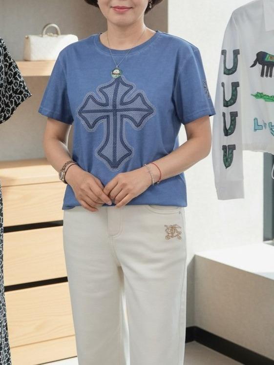 크롬하# 빈티지블루TS